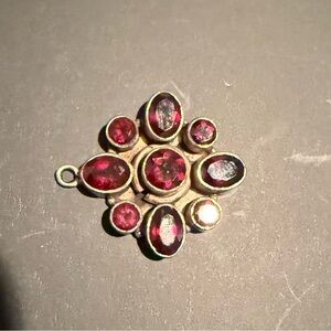 Elegant Garnet Pendant